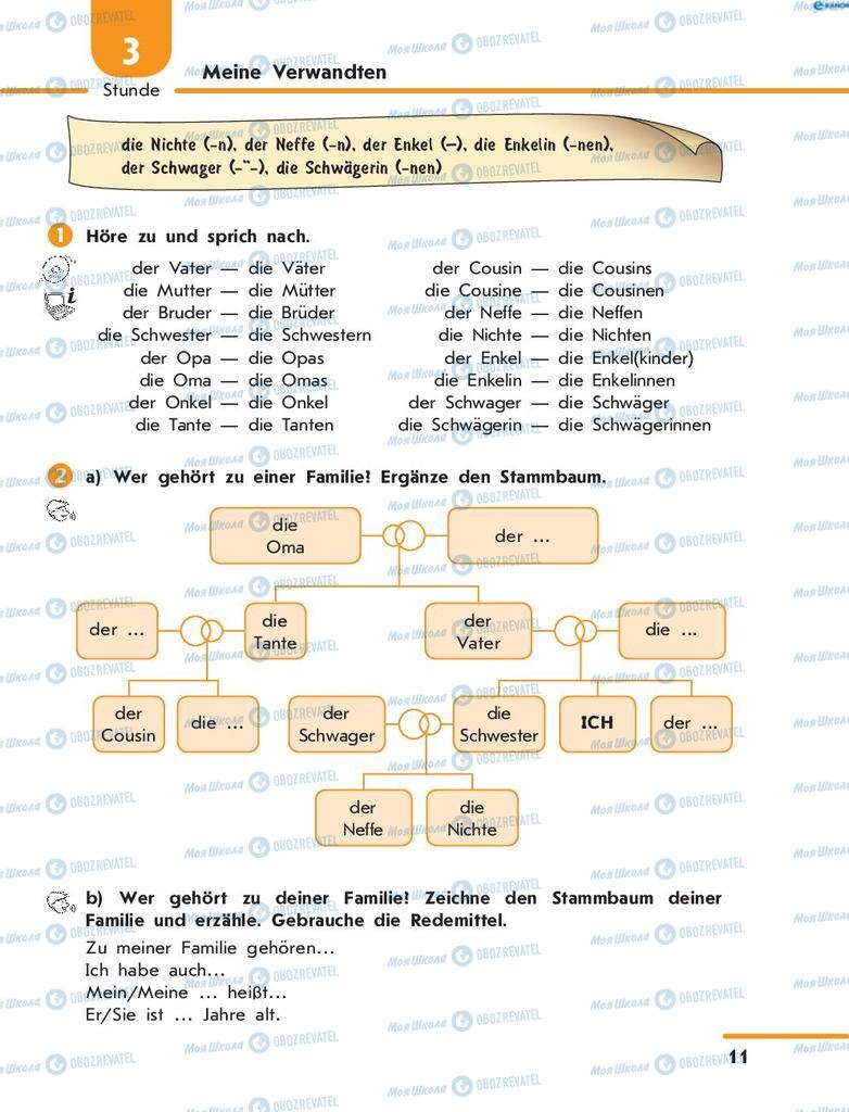 Учебники Немецкий язык 8 класс страница  11
