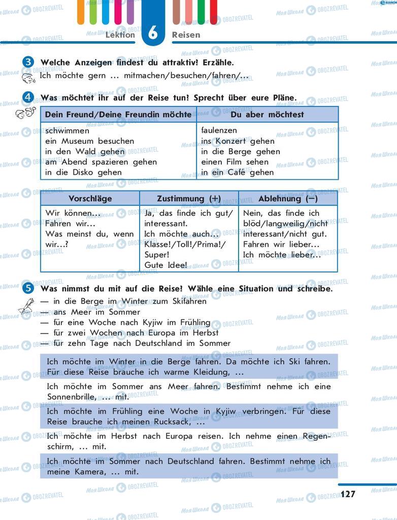 Учебники Немецкий язык 8 класс страница 127