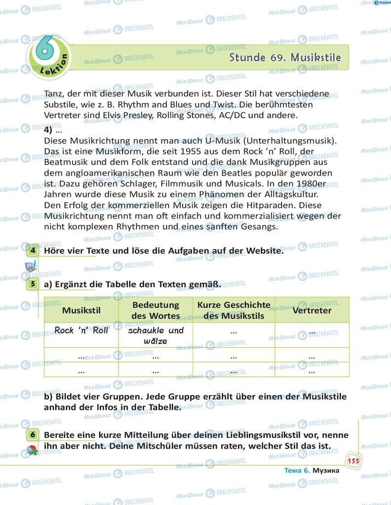 Учебники Немецкий язык 8 класс страница 155