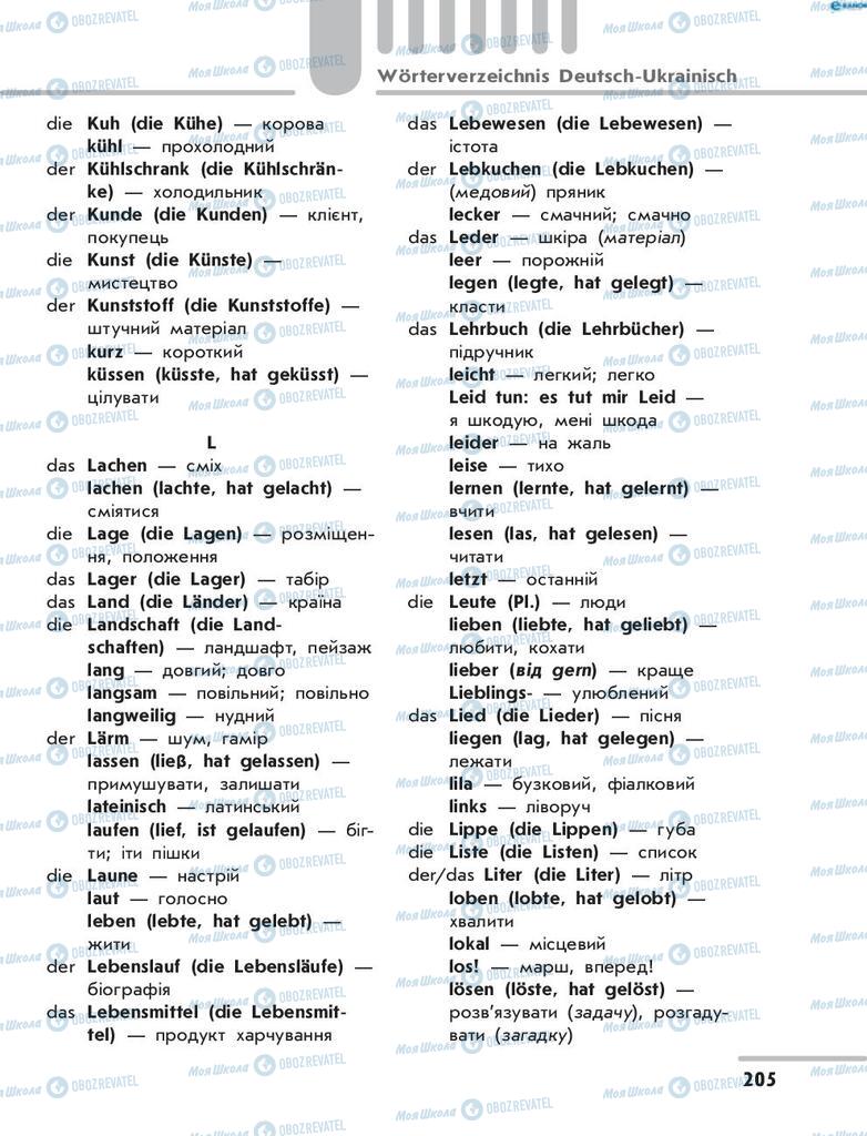 Учебники Немецкий язык 8 класс страница 205