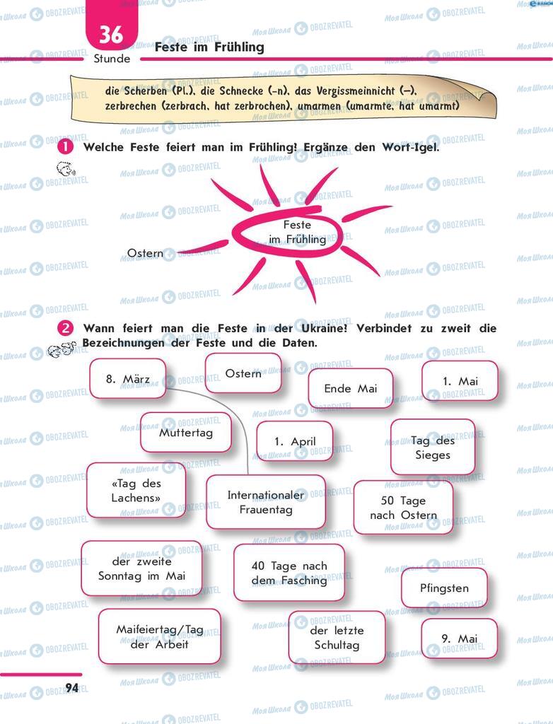 Учебники Немецкий язык 8 класс страница  94