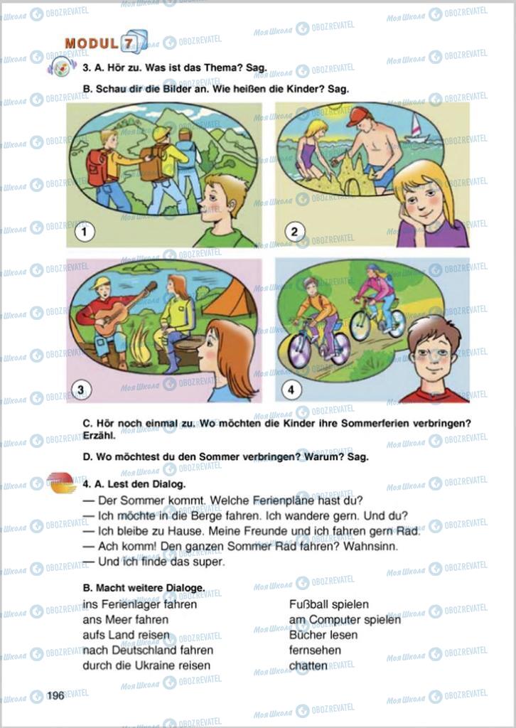 Учебники Немецкий язык 8 класс страница 196