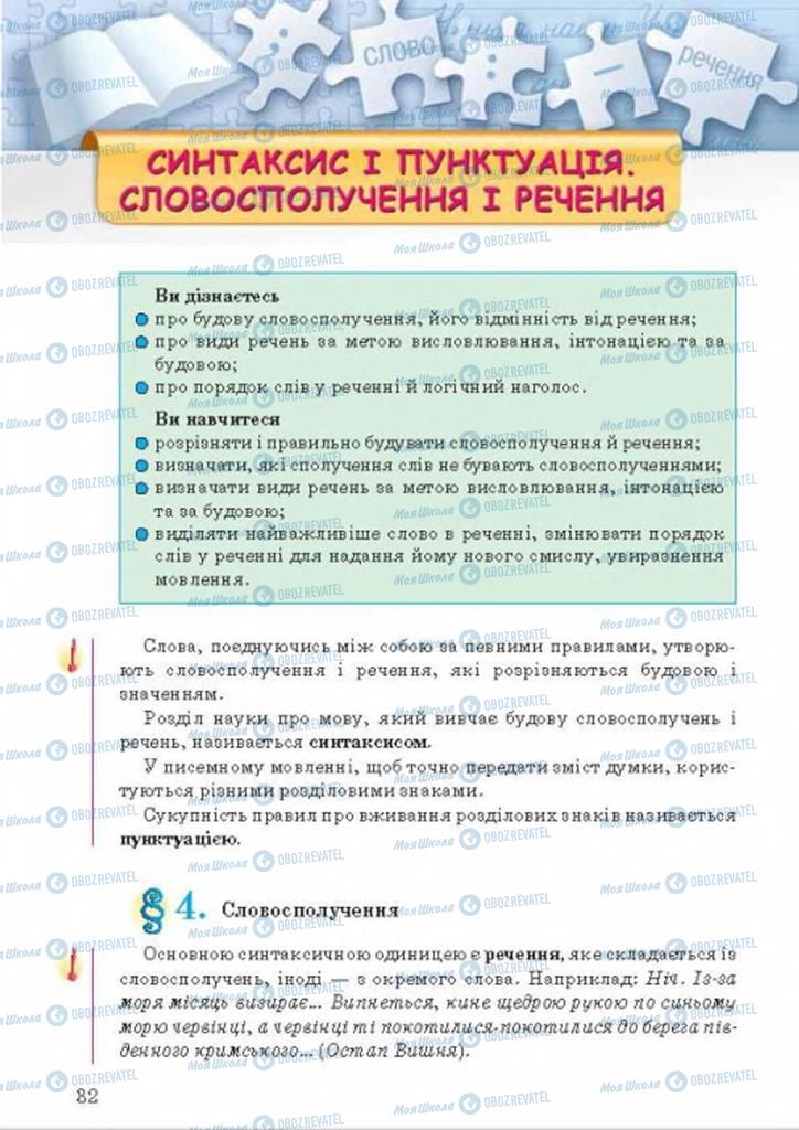 Учебники Укр мова 8 класс страница 32