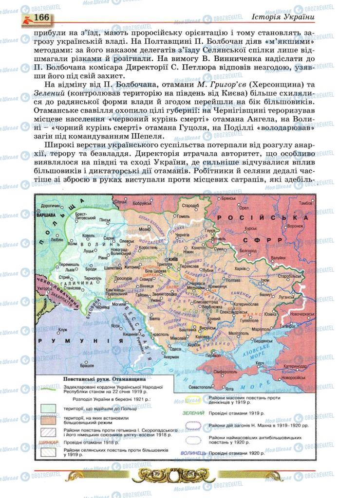 Підручники Історія України 10 клас сторінка 166