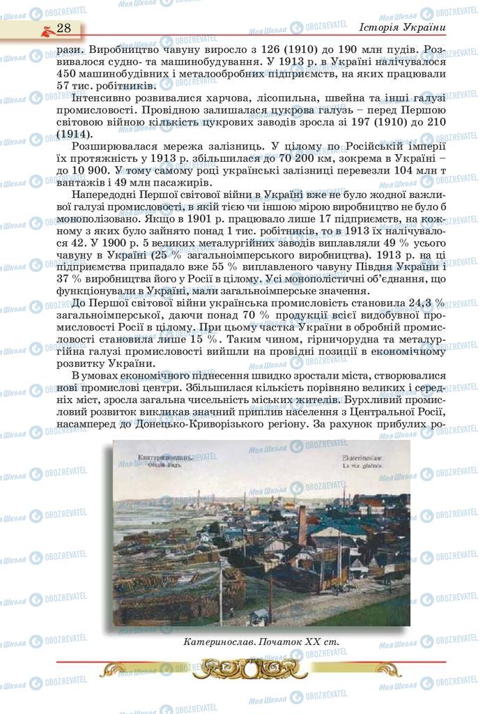 Підручники Історія України 10 клас сторінка 28