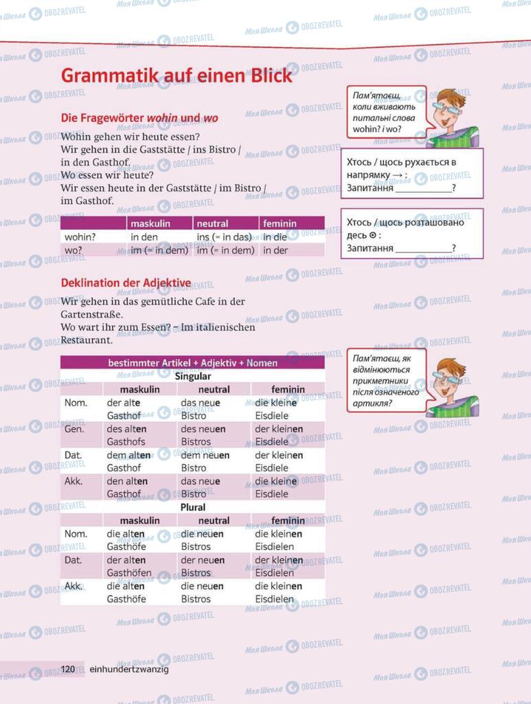 Учебники Немецкий язык 8 класс страница 120