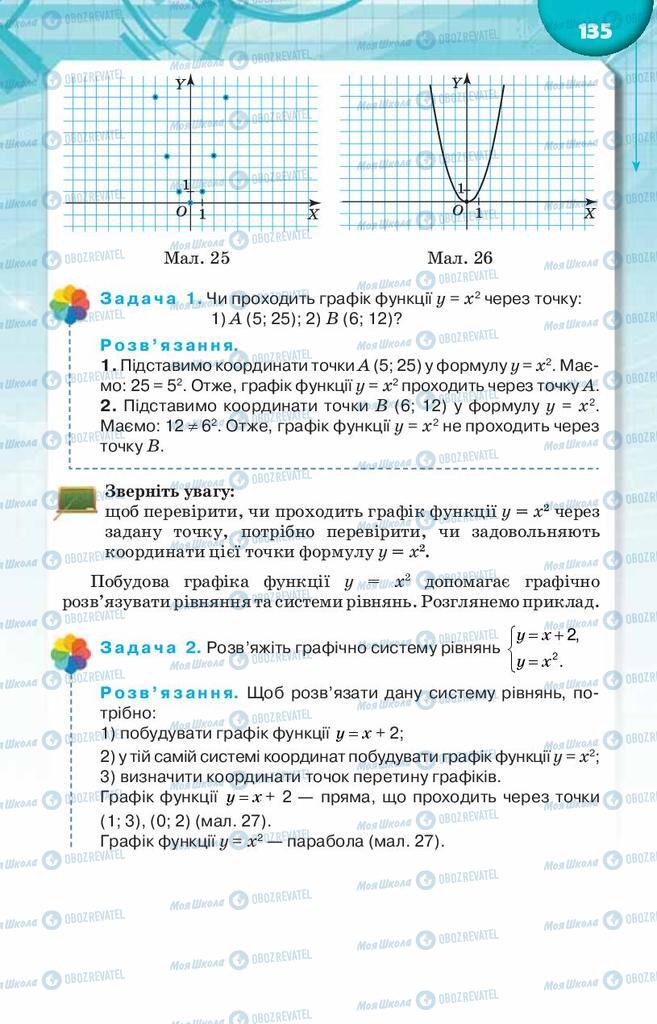 Підручники Алгебра 8 клас сторінка  135