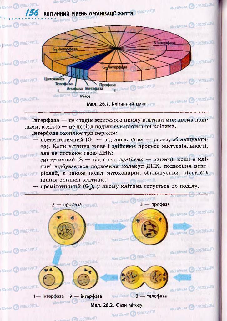 Учебники Биология 10 класс страница 156