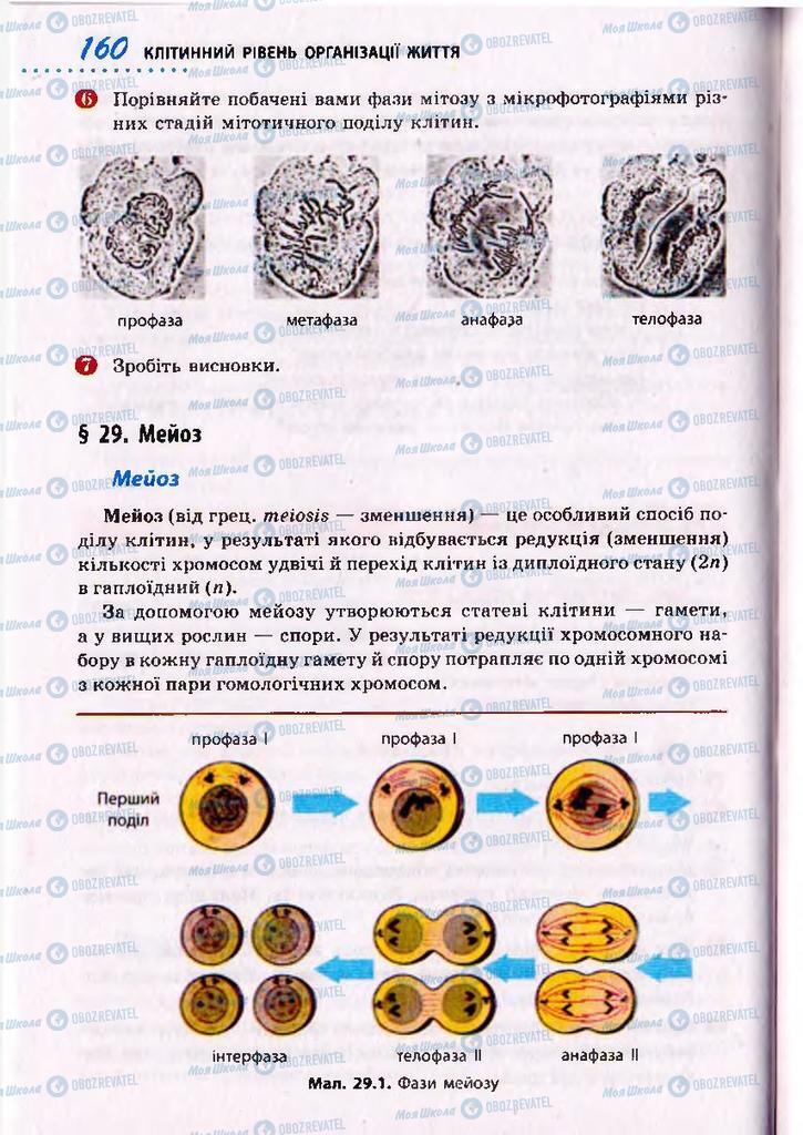 Учебники Биология 10 класс страница  160