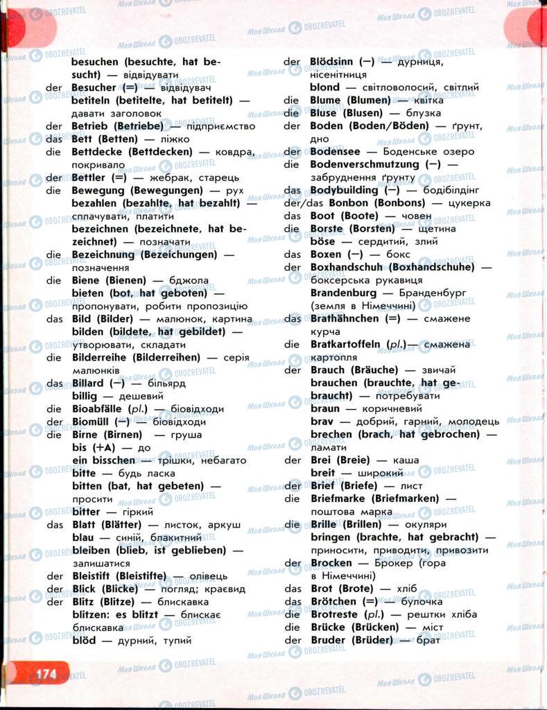 Підручники Німецька мова 8 клас сторінка 175