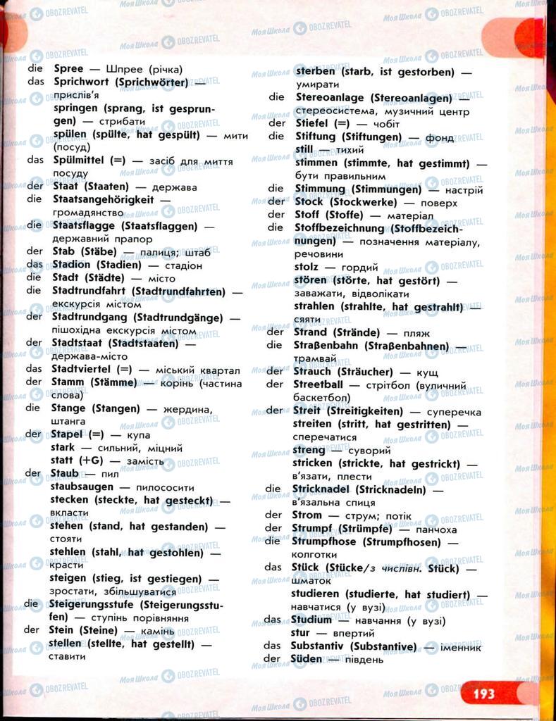 Підручники Німецька мова 8 клас сторінка 194
