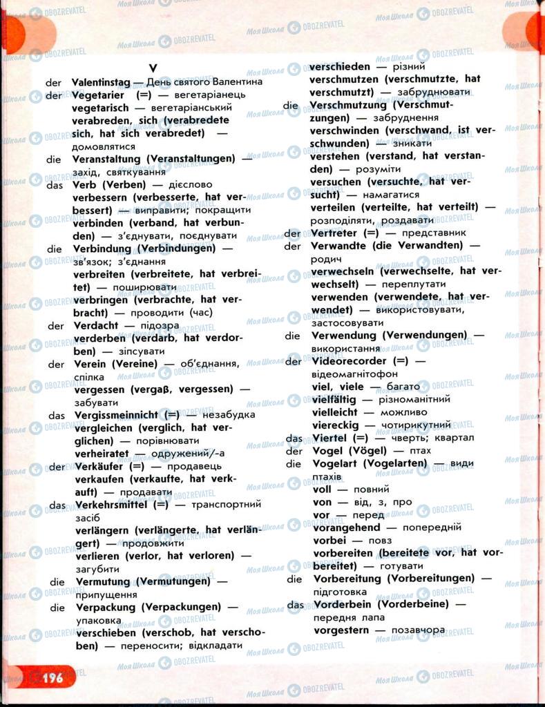 Підручники Німецька мова 8 клас сторінка 197