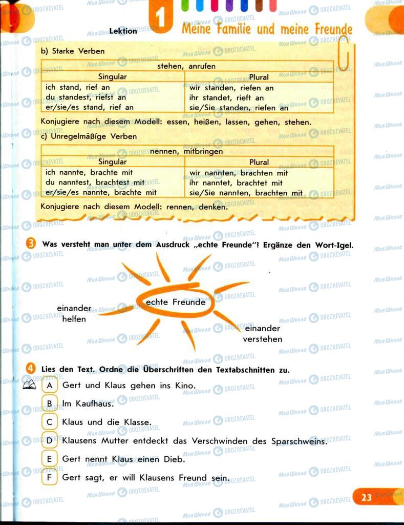 Учебники Немецкий язык 8 класс страница 23