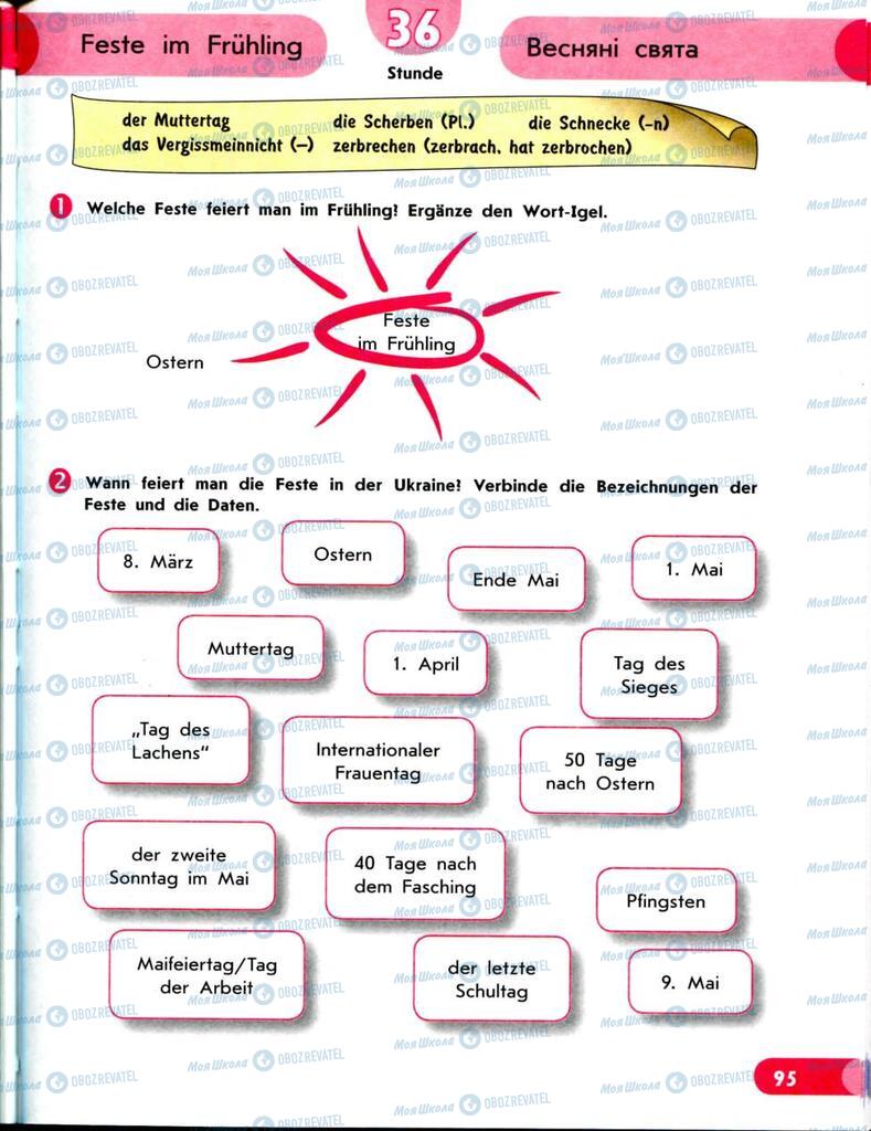 Учебники Немецкий язык 8 класс страница  95