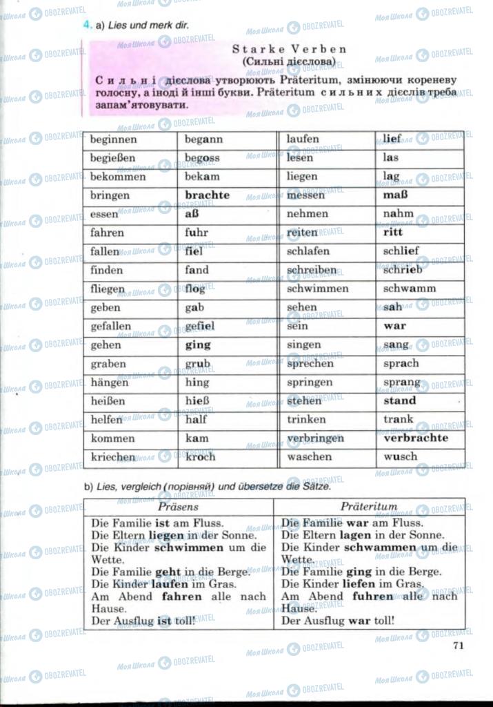 Учебники Немецкий язык 8 класс страница 71