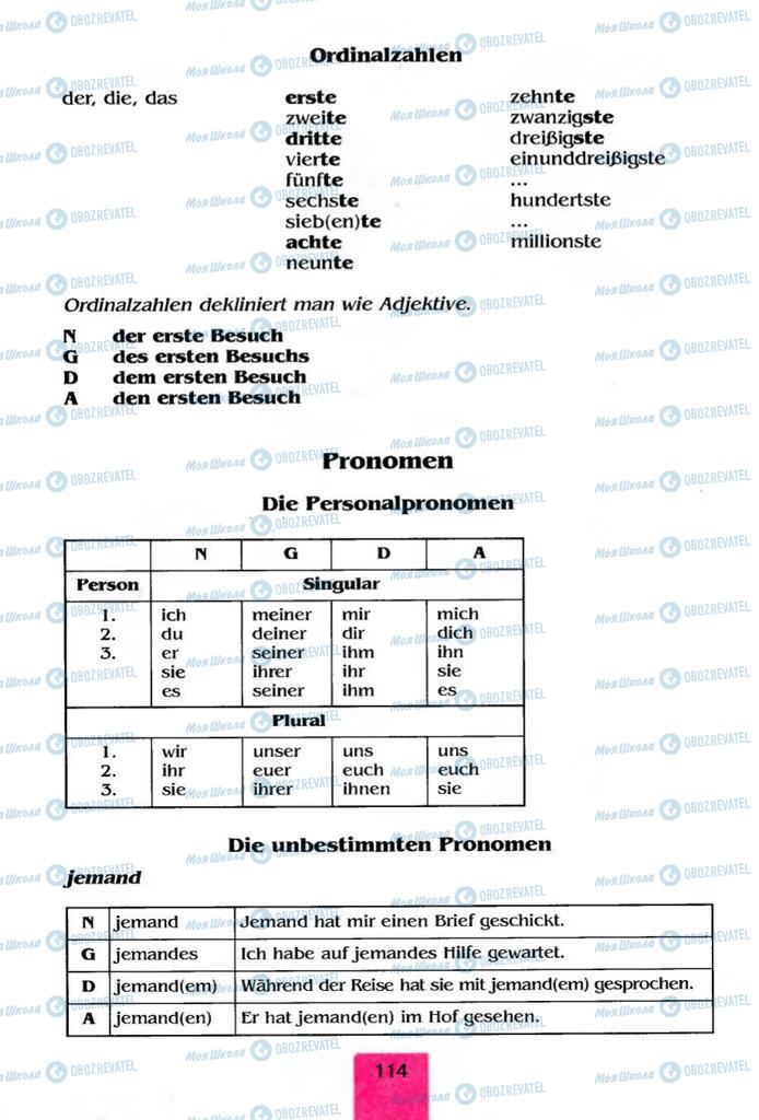 Учебники Немецкий язык 8 класс страница 114
