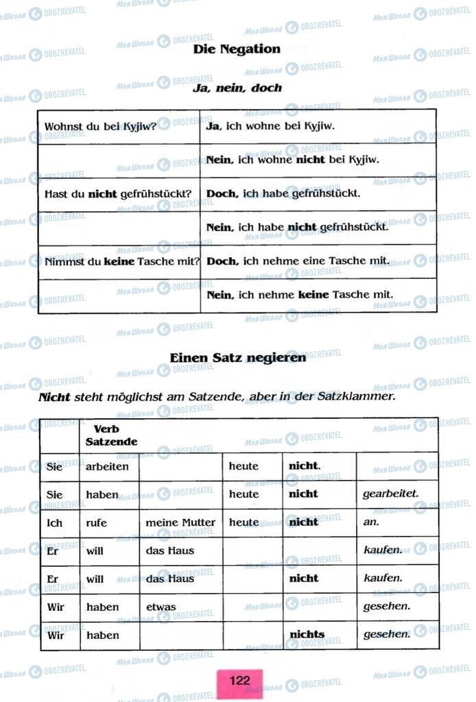 Учебники Немецкий язык 8 класс страница 122
