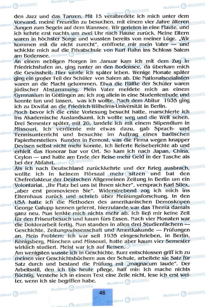 Підручники Німецька мова 8 клас сторінка 48