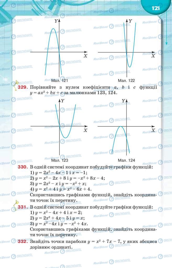 Учебники Алгебра 9 класс страница 121