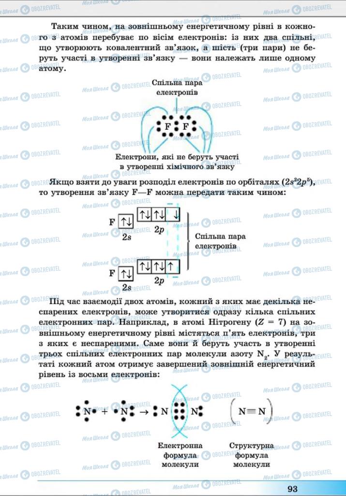 Учебники Химия 8 класс страница 93