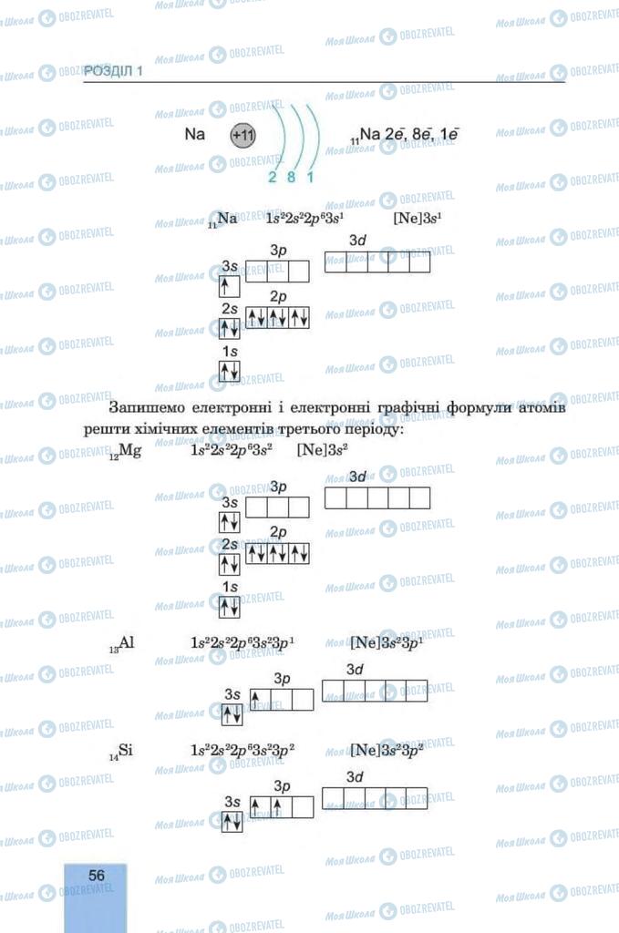 Підручники Хімія 8 клас сторінка 56