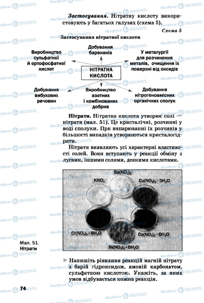 Підручники Хімія 10 клас сторінка 74