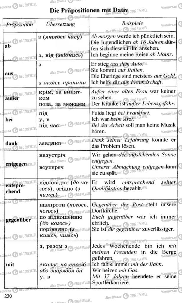 Підручники Німецька мова 10 клас сторінка 230
