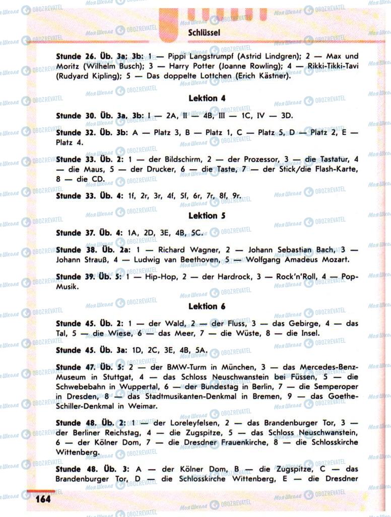 Підручники Німецька мова 10 клас сторінка 164