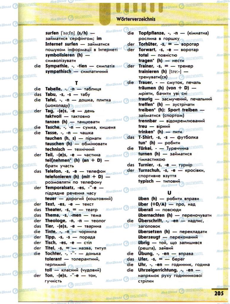 Учебники Немецкий язык 10 класс страница 205