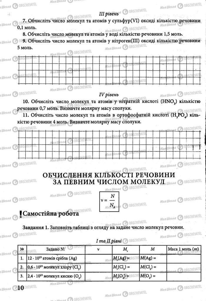 Учебники Химия 8 класс страница 10