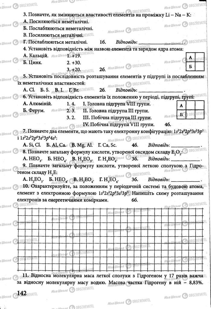 Учебники Химия 8 класс страница 142