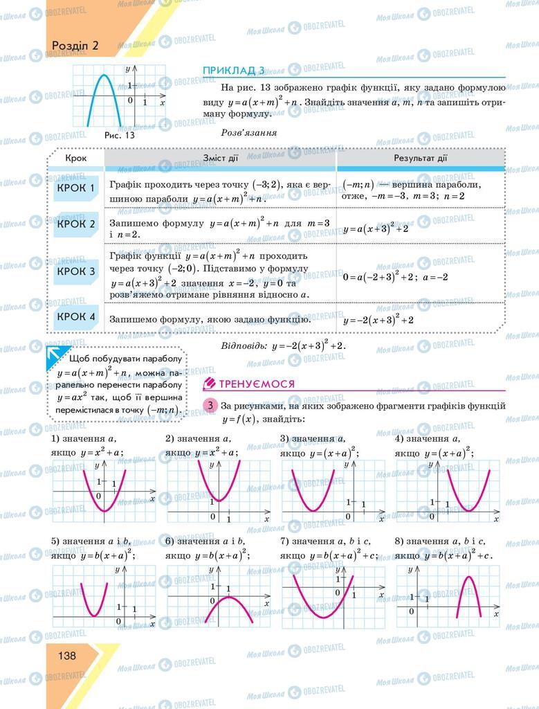 Учебники Алгебра 9 класс страница 138