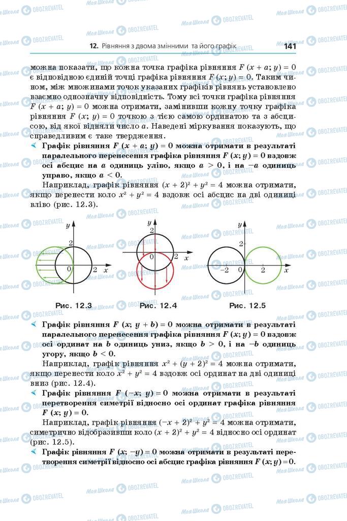 Учебники Алгебра 9 класс страница 141
