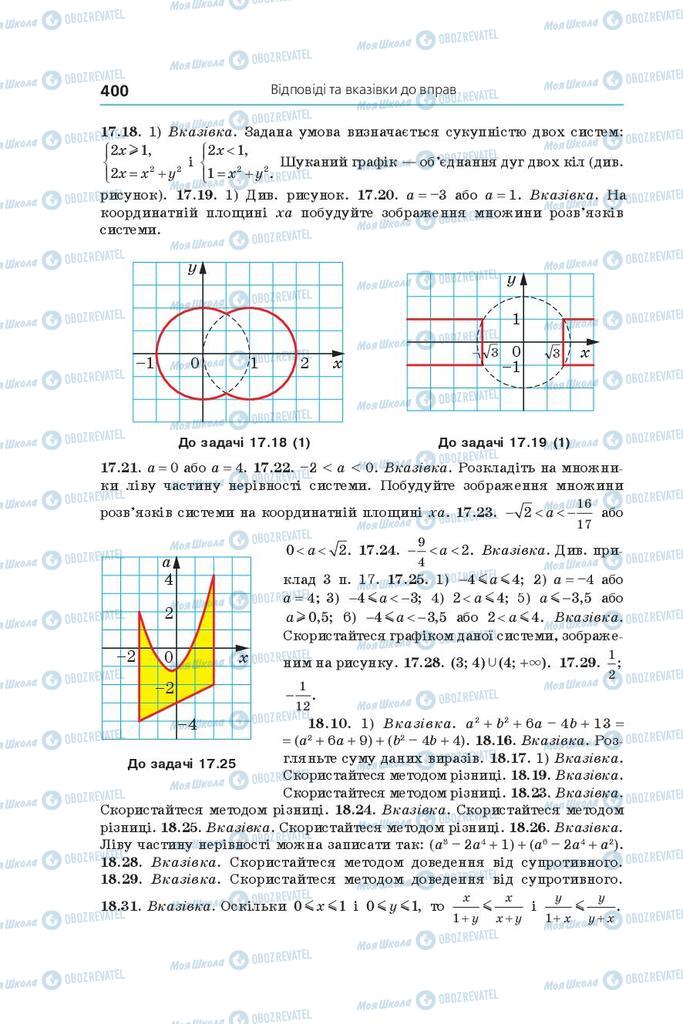 Учебники Алгебра 9 класс страница 400