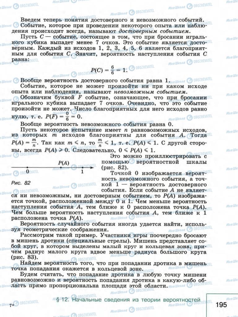 Підручники Алгебра 9 клас сторінка  195