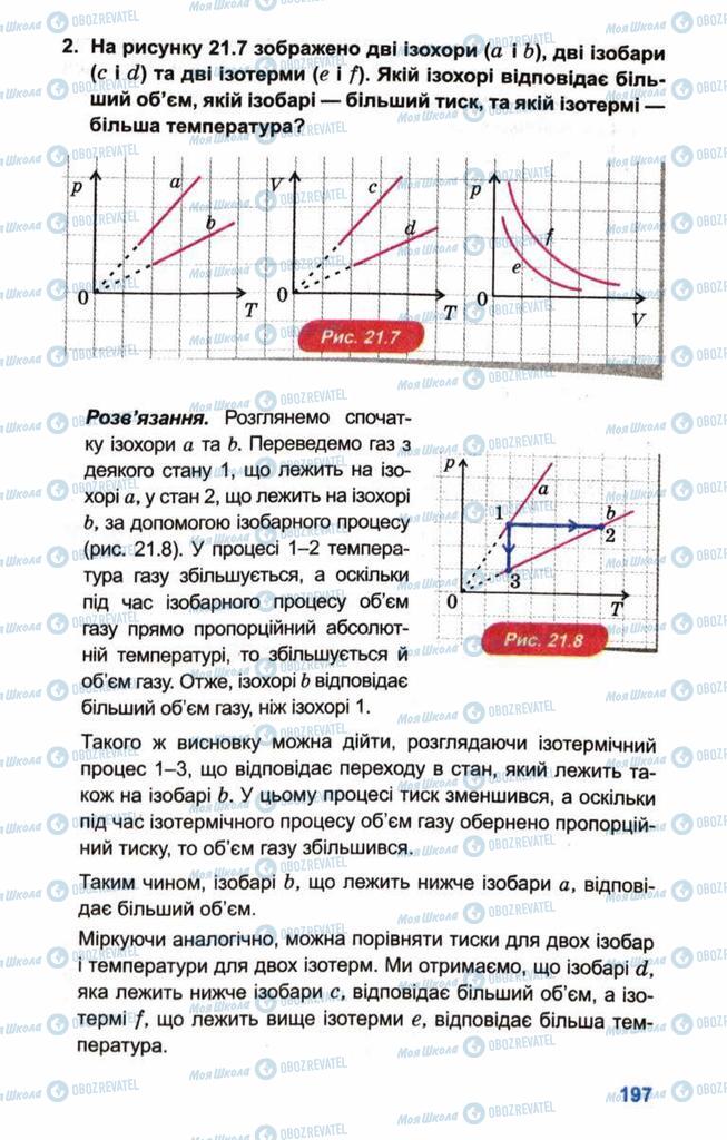 Підручники Фізика 10 клас сторінка 196