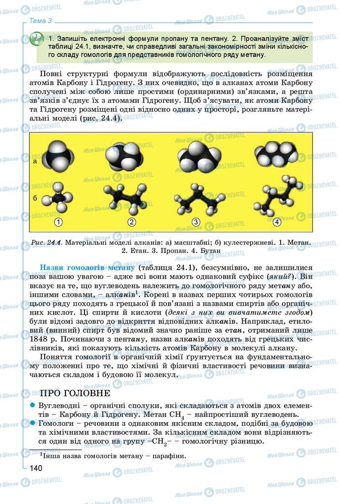 Підручники Хімія 9 клас сторінка 140