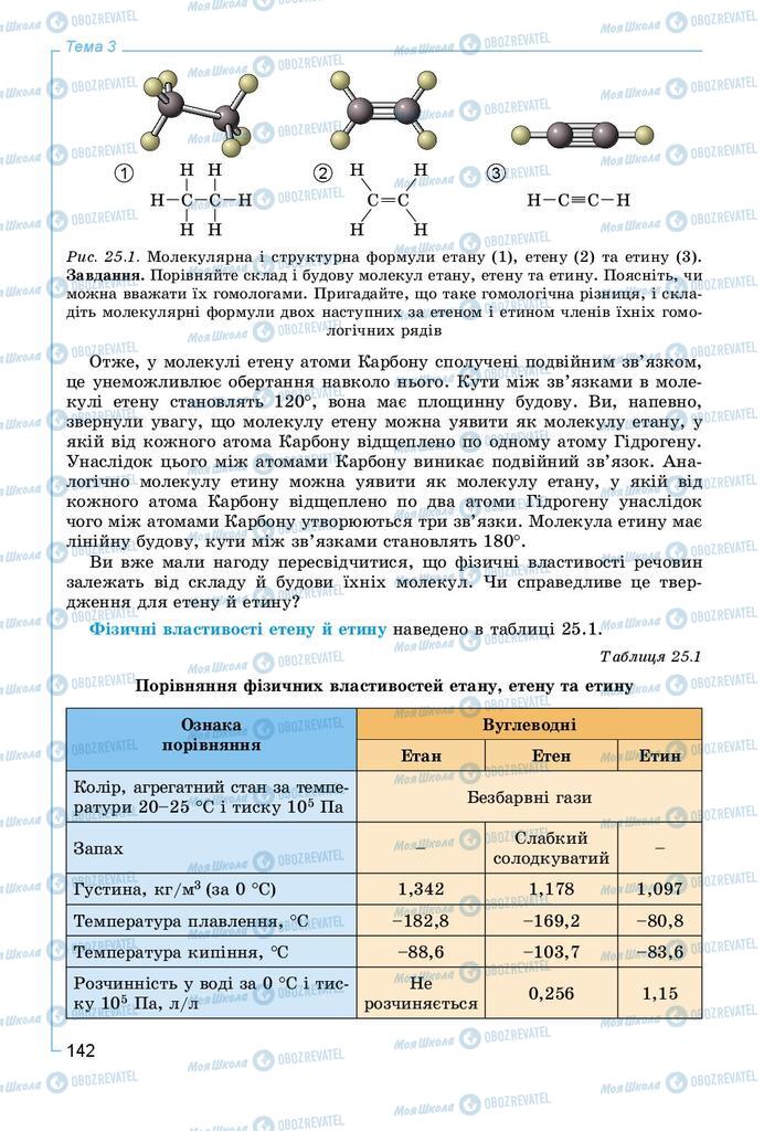Підручники Хімія 9 клас сторінка 142
