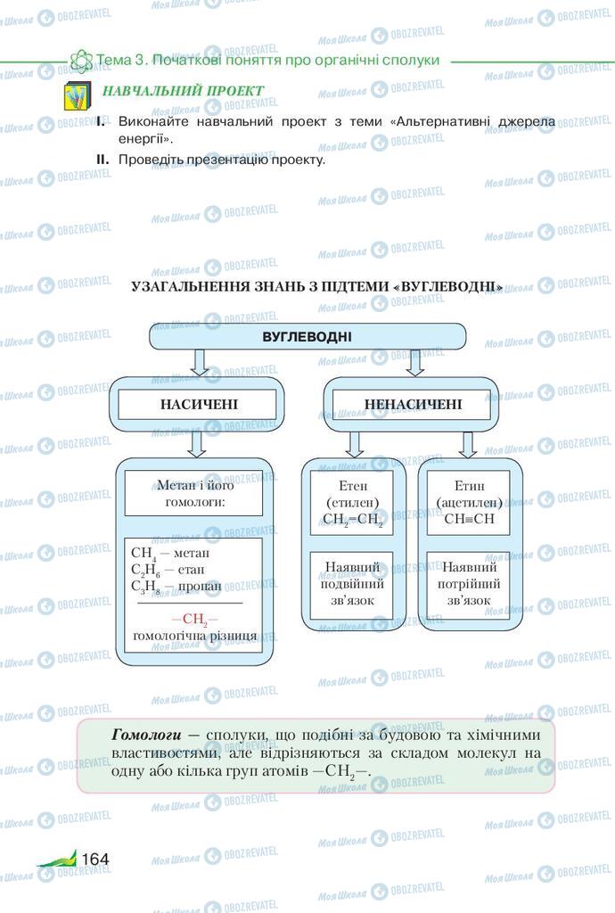 Учебники Химия 9 класс страница 164