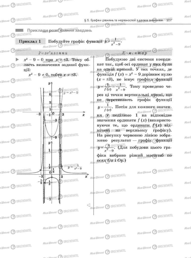 Підручники Алгебра 10 клас сторінка 107