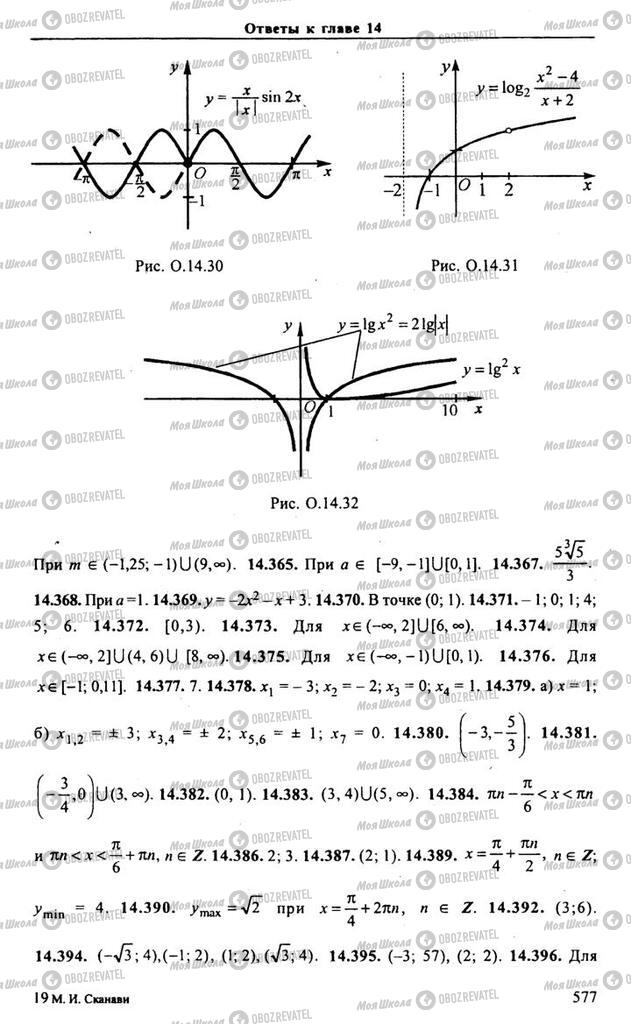 Підручники Алгебра 10 клас сторінка 577