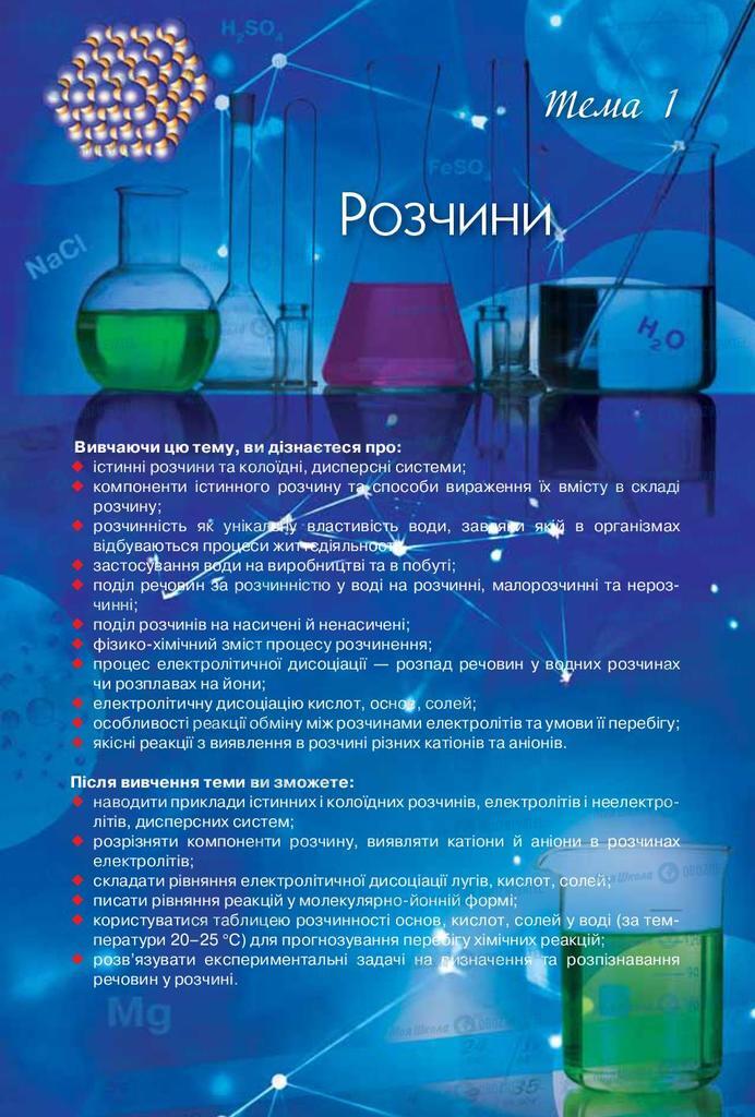 Підручники Хімія 9 клас сторінка  21