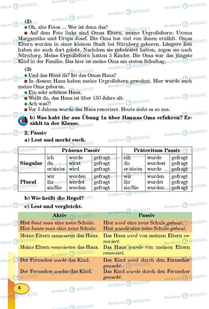 Підручники Німецька мова 9 клас сторінка 6