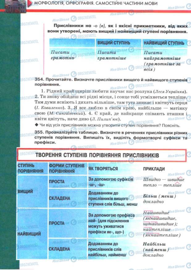 Підручники Українська мова 7 клас сторінка 198