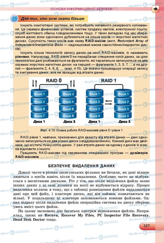 Підручники Інформатика 9 клас сторінка 127