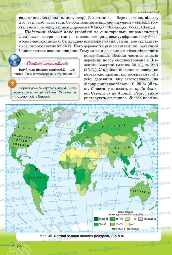 Учебники География 9 класс страница 74