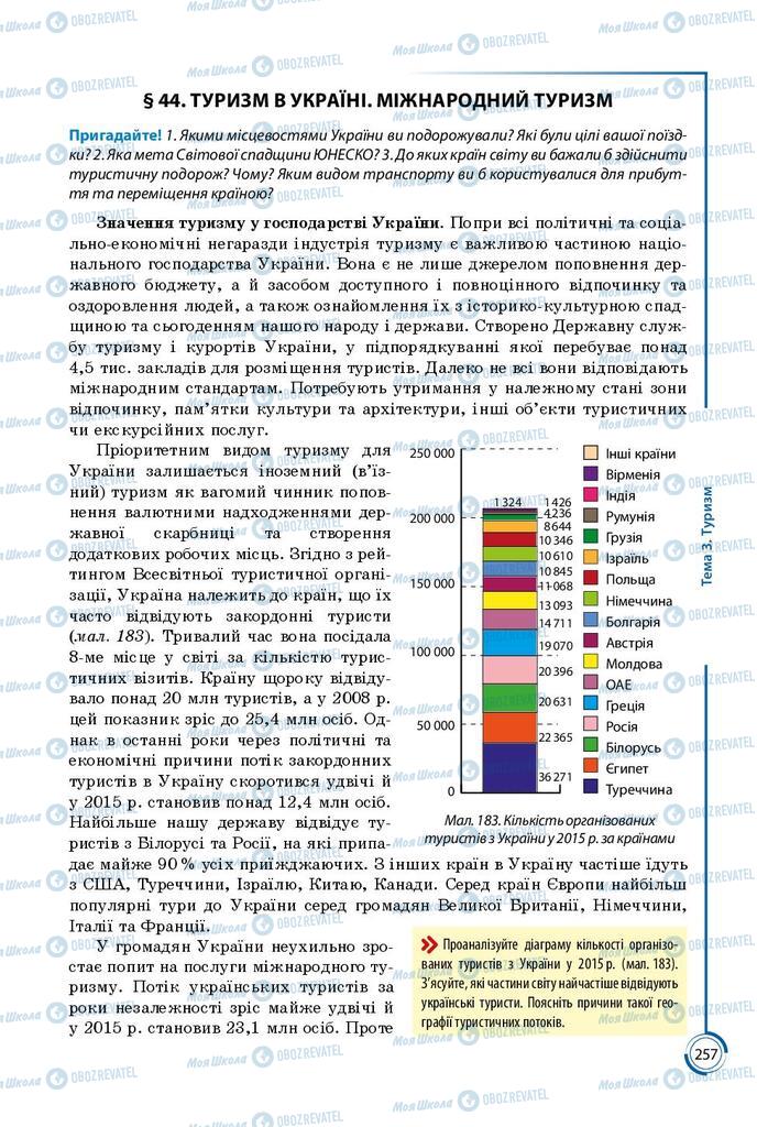 Учебники География 9 класс страница 257