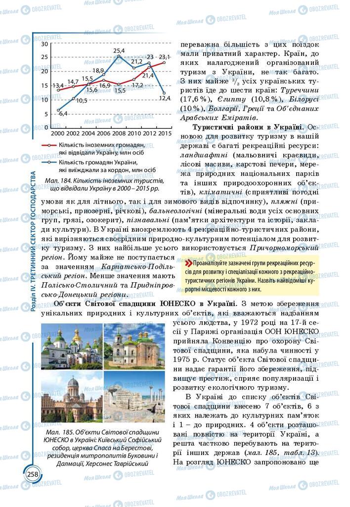 Учебники География 9 класс страница 258