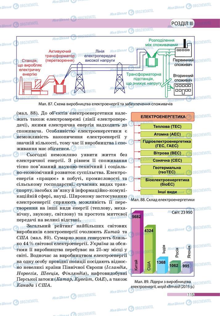 Учебники География 9 класс страница 115