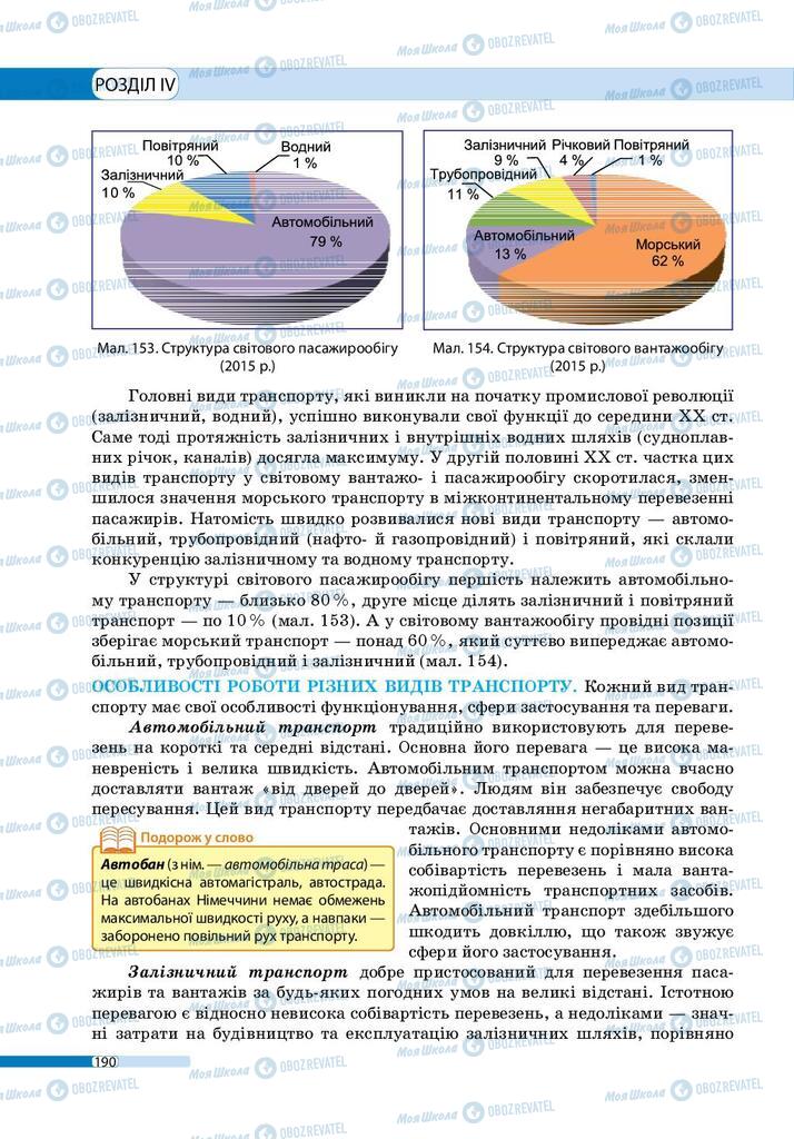 Учебники География 9 класс страница 190